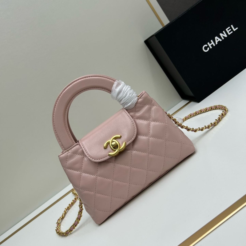 Ch*el top handle bags